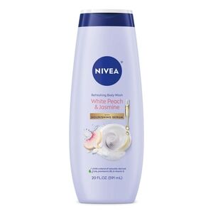 Nivea White Peach and Jasmine Refreshing Body Wash for Dry Skin - 20 fl oz NEW